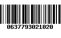 Código de Barras 0637793021020