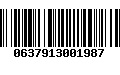 Código de Barras 0637913001987