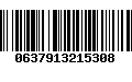 Código de Barras 0637913215308