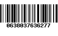 Código de Barras 0638037636277