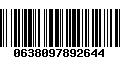 Código de Barras 0638097892644
