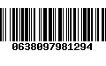 Código de Barras 0638097981294
