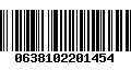 Código de Barras 0638102201454