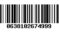 Código de Barras 0638102674999