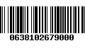 Código de Barras 0638102679000