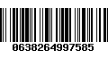 Código de Barras 0638264997585