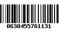 Código de Barras 0638455761131