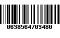 Código de Barras 0638564703480