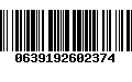 Código de Barras 0639192602374