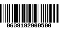 Código de Barras 0639192900500