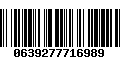 Código de Barras 0639277716989