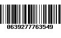 Código de Barras 0639277763549