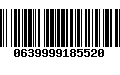 Código de Barras 0639999185520