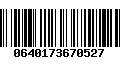 Código de Barras 0640173670527