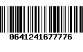 Código de Barras 0641241677776