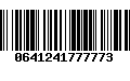 Código de Barras 0641241777773