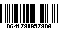 Código de Barras 0641799957900