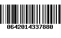 Código de Barras 0642014337880