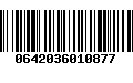 Código de Barras 0642036010877