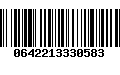 Código de Barras 0642213330583