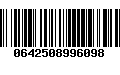 Código de Barras 0642508996098