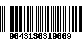 Código de Barras 0643130310009