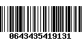 Código de Barras 0643435419131