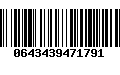Código de Barras 0643439471791