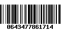 Código de Barras 0643477861714