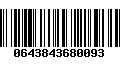 Código de Barras 0643843680093