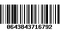 Código de Barras 0643843716792