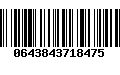Código de Barras 0643843718475