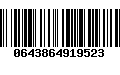 Código de Barras 0643864919523