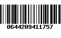 Código de Barras 0644209411757