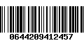 Código de Barras 0644209412457
