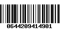 Código de Barras 0644209414901