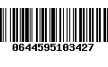 Código de Barras 0644595103427