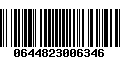 Código de Barras 0644823006346