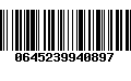 Código de Barras 0645239940897