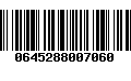 Código de Barras 0645288007060