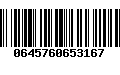 Código de Barras 0645760653167