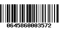 Código de Barras 0645860003572