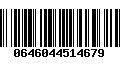 Código de Barras 0646044514679