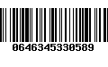 Código de Barras 0646345330589