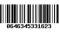 Código de Barras 0646345331623