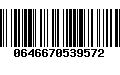Código de Barras 0646670539572