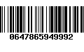 Código de Barras 0647865949992