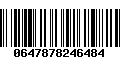 Código de Barras 0647878246484