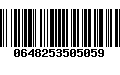 Código de Barras 0648253505059