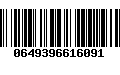 Código de Barras 0649396616091